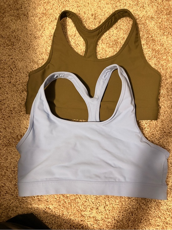 Old Navy Other - Old Navy Racerback Sports Bras in Olive and Light Blue